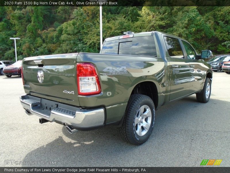 Olive Green Pearl / Black 2020 Ram 1500 Big Horn Crew Cab 4x4