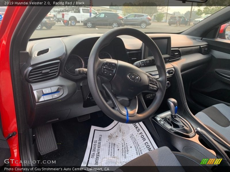 Front Seat of 2019 Veloster 2.0