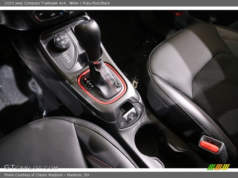 White / Ruby Red/Black 2020 Jeep Compass Trailhawk 4x4