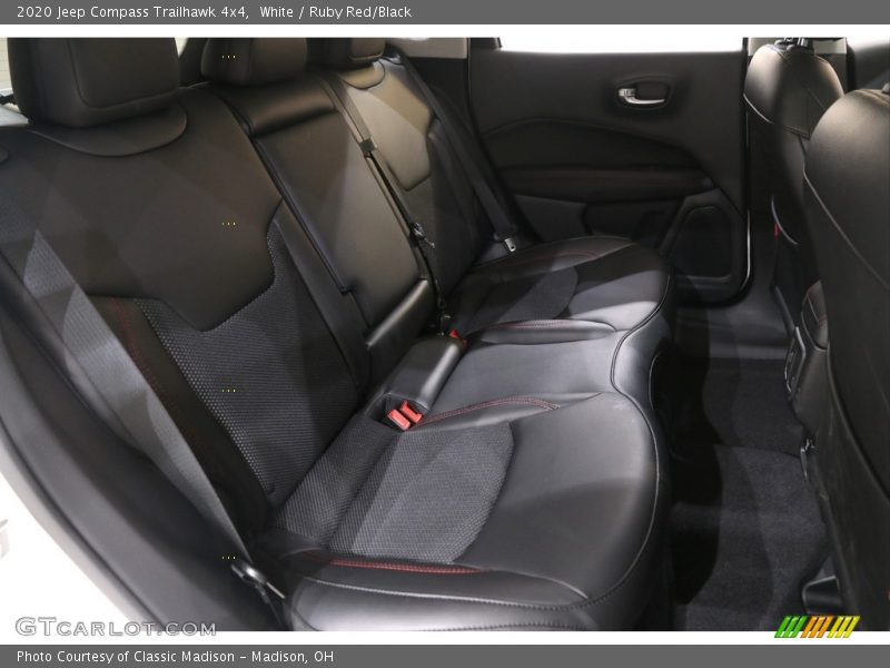 White / Ruby Red/Black 2020 Jeep Compass Trailhawk 4x4