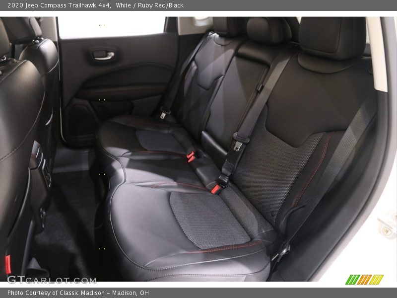 White / Ruby Red/Black 2020 Jeep Compass Trailhawk 4x4