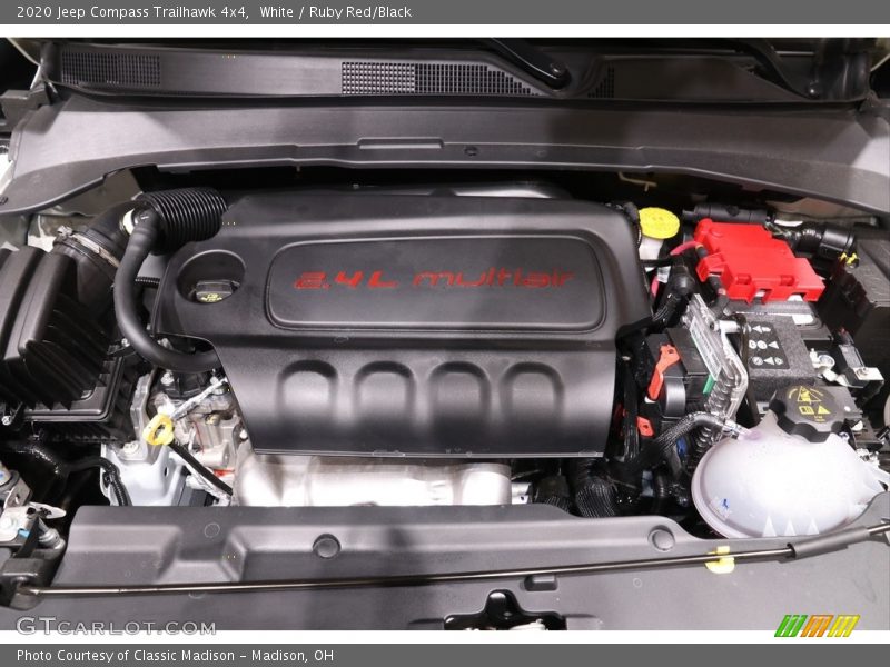 White / Ruby Red/Black 2020 Jeep Compass Trailhawk 4x4