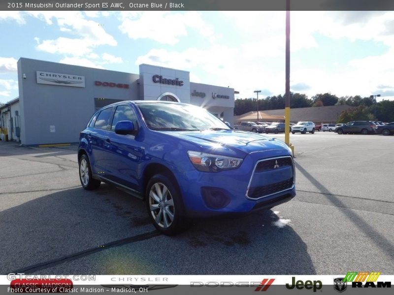 Octane Blue / Black 2015 Mitsubishi Outlander Sport ES AWC