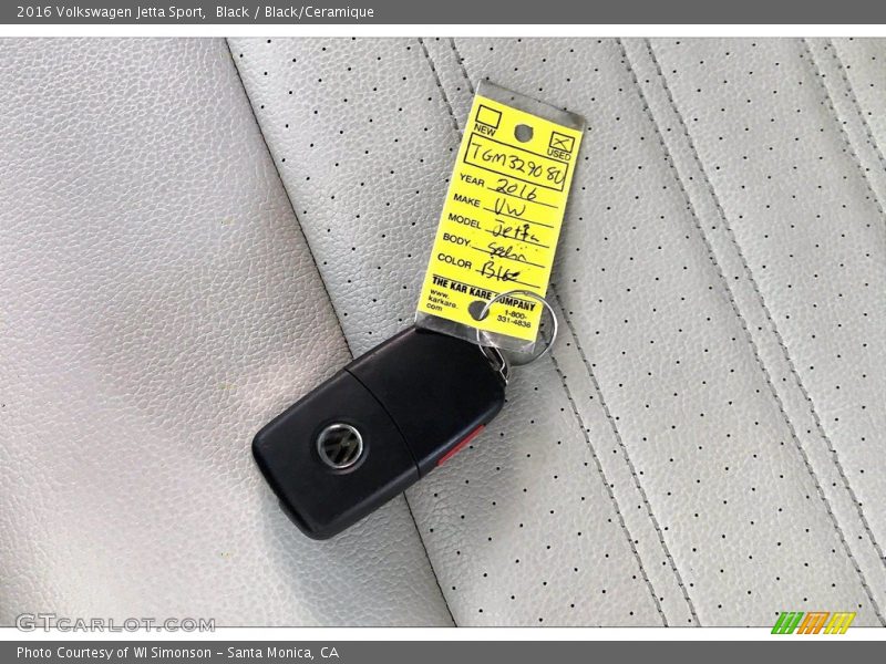 Keys of 2016 Jetta Sport