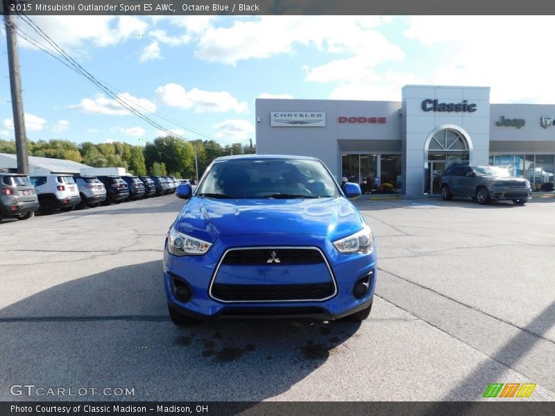 Octane Blue / Black 2015 Mitsubishi Outlander Sport ES AWC