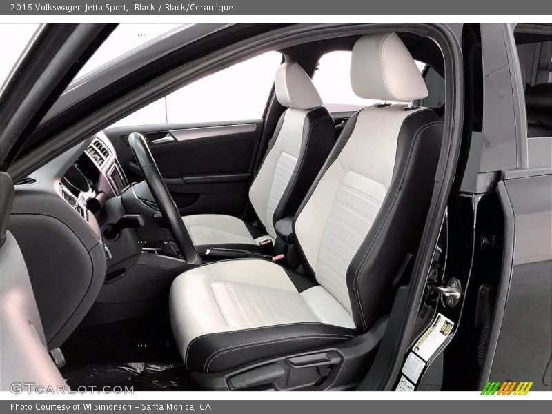 Front Seat of 2016 Jetta Sport