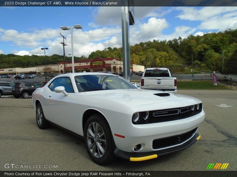 White Knuckle / Black/Caramel 2020 Dodge Challenger GT AWD