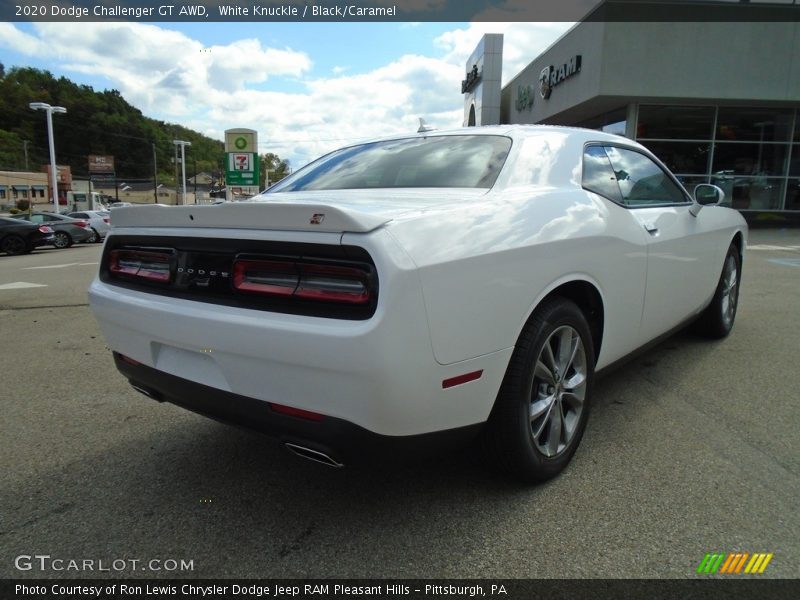 White Knuckle / Black/Caramel 2020 Dodge Challenger GT AWD