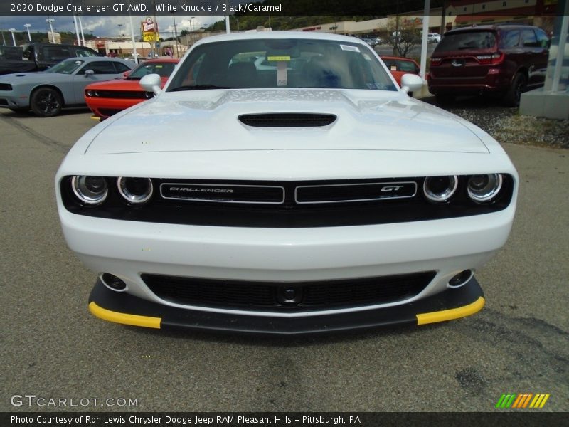White Knuckle / Black/Caramel 2020 Dodge Challenger GT AWD