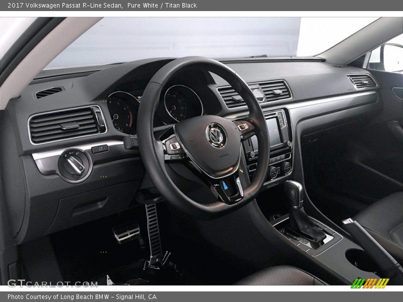 Pure White / Titan Black 2017 Volkswagen Passat R-Line Sedan