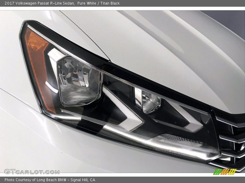 Pure White / Titan Black 2017 Volkswagen Passat R-Line Sedan