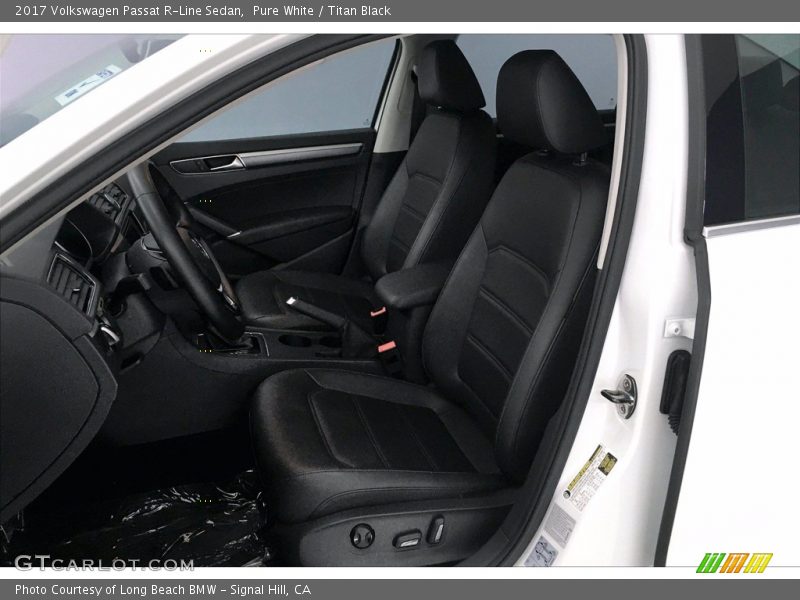 Pure White / Titan Black 2017 Volkswagen Passat R-Line Sedan