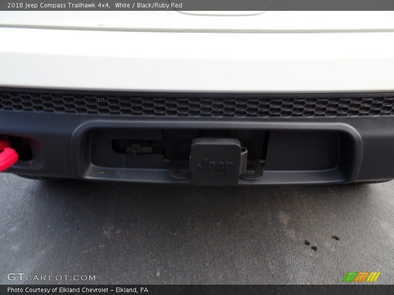 White / Black/Ruby Red 2018 Jeep Compass Trailhawk 4x4