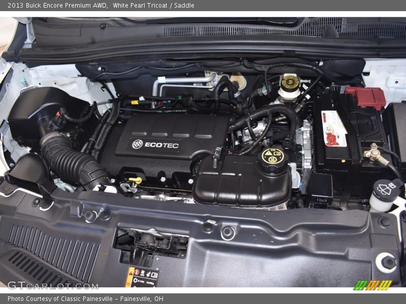  2013 Encore Premium AWD Engine - 1.4 Liter ECOTEC Turbocharged DOHC 16-Valve VVT 4 Cylinder