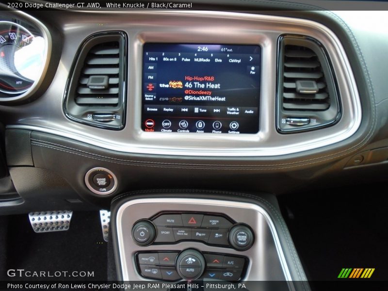 Controls of 2020 Challenger GT AWD