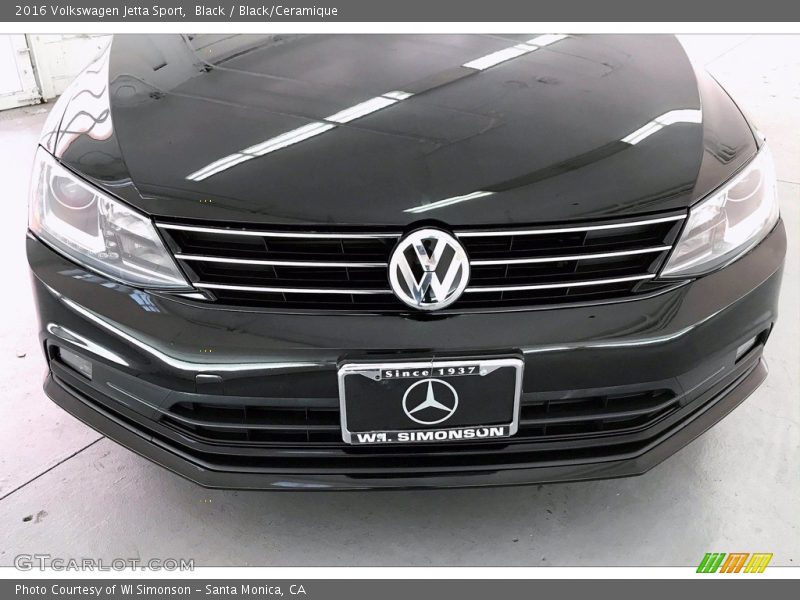 Black / Black/Ceramique 2016 Volkswagen Jetta Sport