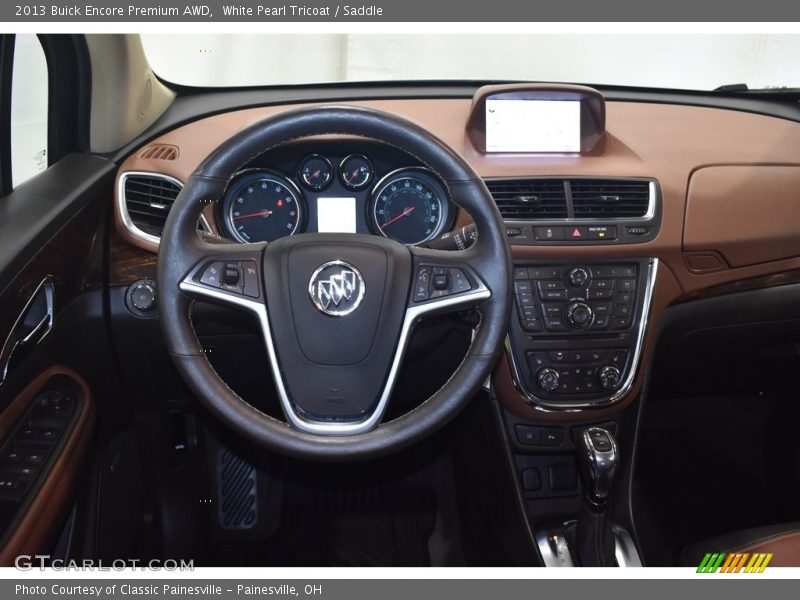 Dashboard of 2013 Encore Premium AWD