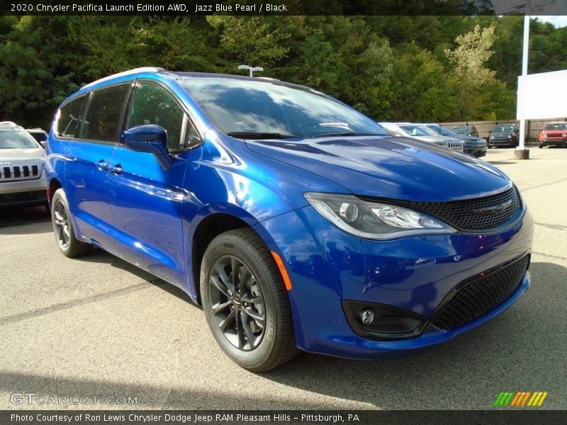 Jazz Blue Pearl / Black 2020 Chrysler Pacifica Launch Edition AWD
