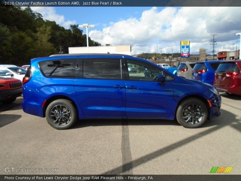 Jazz Blue Pearl / Black 2020 Chrysler Pacifica Launch Edition AWD