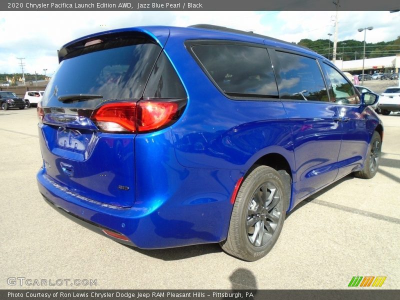 Jazz Blue Pearl / Black 2020 Chrysler Pacifica Launch Edition AWD