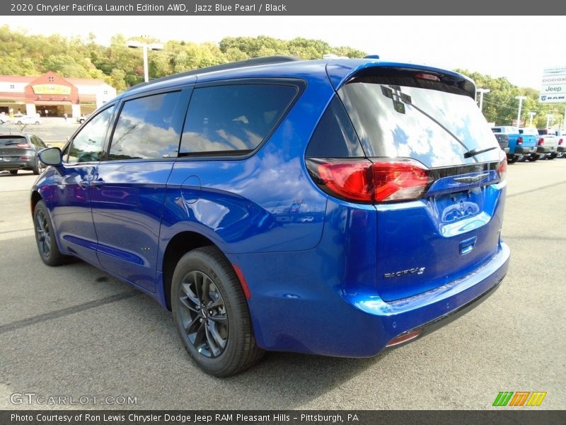Jazz Blue Pearl / Black 2020 Chrysler Pacifica Launch Edition AWD