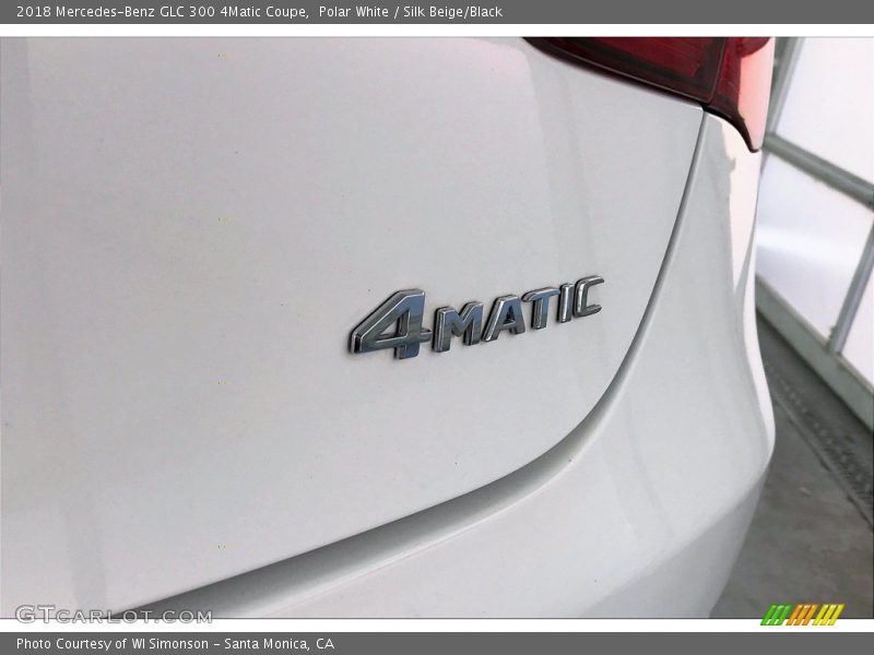 Polar White / Silk Beige/Black 2018 Mercedes-Benz GLC 300 4Matic Coupe