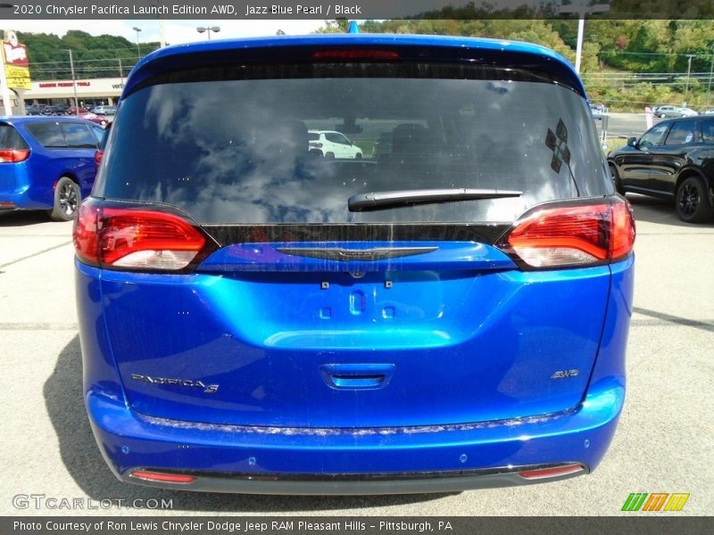 Jazz Blue Pearl / Black 2020 Chrysler Pacifica Launch Edition AWD