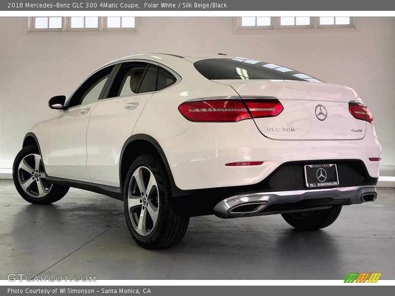 Polar White / Silk Beige/Black 2018 Mercedes-Benz GLC 300 4Matic Coupe