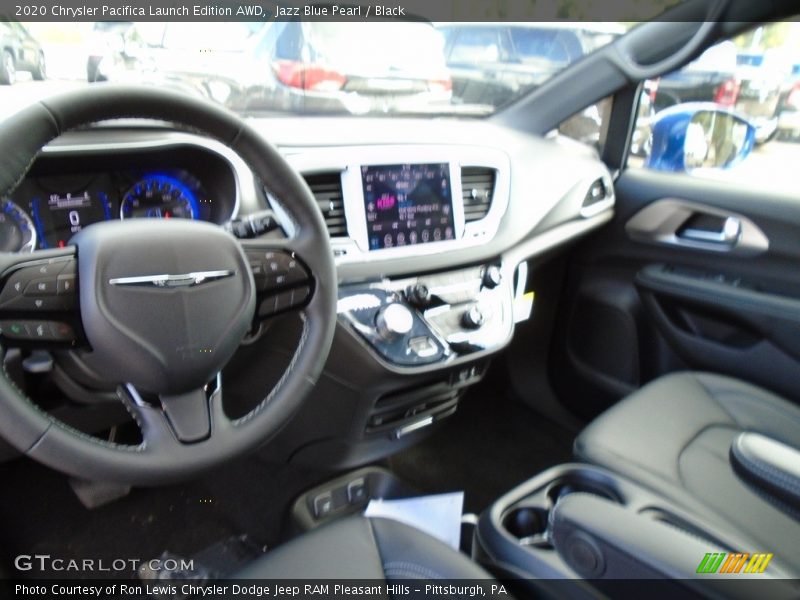 Jazz Blue Pearl / Black 2020 Chrysler Pacifica Launch Edition AWD
