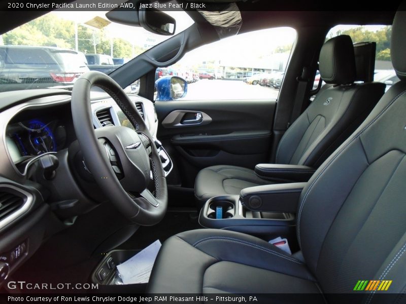 Jazz Blue Pearl / Black 2020 Chrysler Pacifica Launch Edition AWD