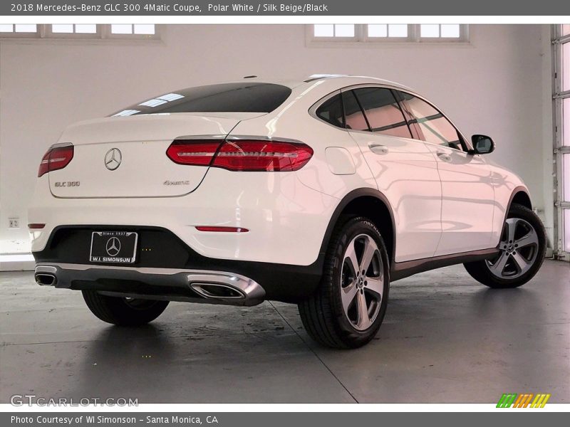 Polar White / Silk Beige/Black 2018 Mercedes-Benz GLC 300 4Matic Coupe