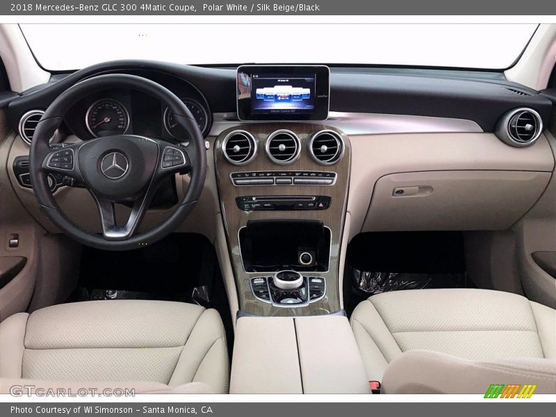 Polar White / Silk Beige/Black 2018 Mercedes-Benz GLC 300 4Matic Coupe