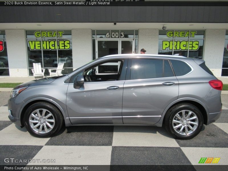 Satin Steel Metallic / Light Neutral 2020 Buick Envision Essence