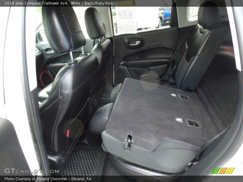 White / Black/Ruby Red 2018 Jeep Compass Trailhawk 4x4