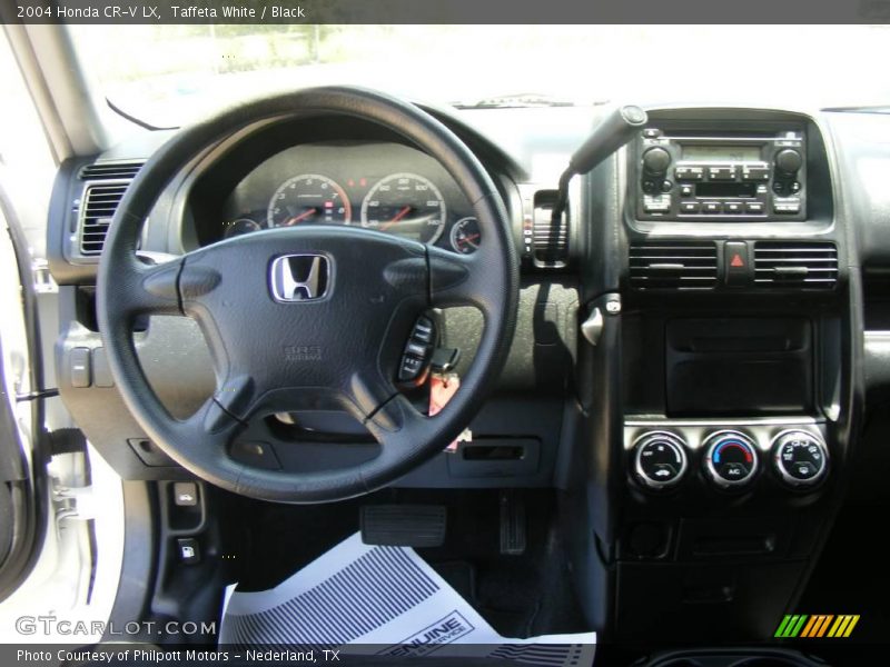 Taffeta White / Black 2004 Honda CR-V LX
