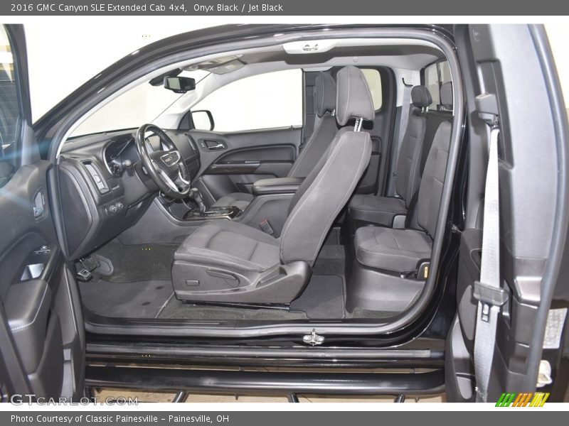  2016 Canyon SLE Extended Cab 4x4 Jet Black Interior
