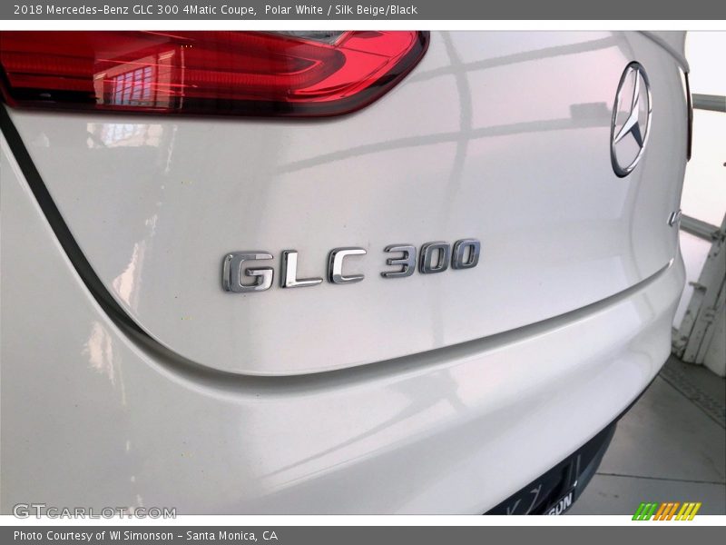 Polar White / Silk Beige/Black 2018 Mercedes-Benz GLC 300 4Matic Coupe