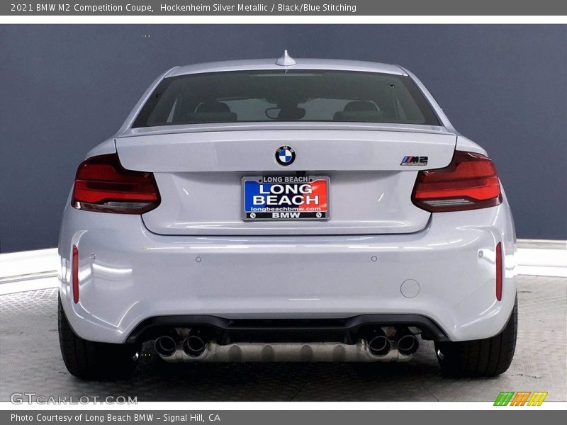Hockenheim Silver Metallic / Black/Blue Stitching 2021 BMW M2 Competition Coupe
