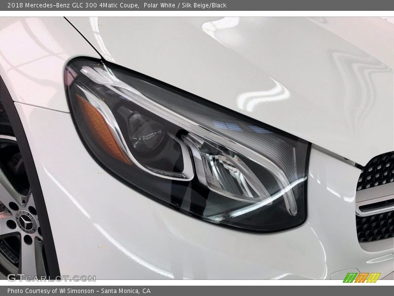 Polar White / Silk Beige/Black 2018 Mercedes-Benz GLC 300 4Matic Coupe
