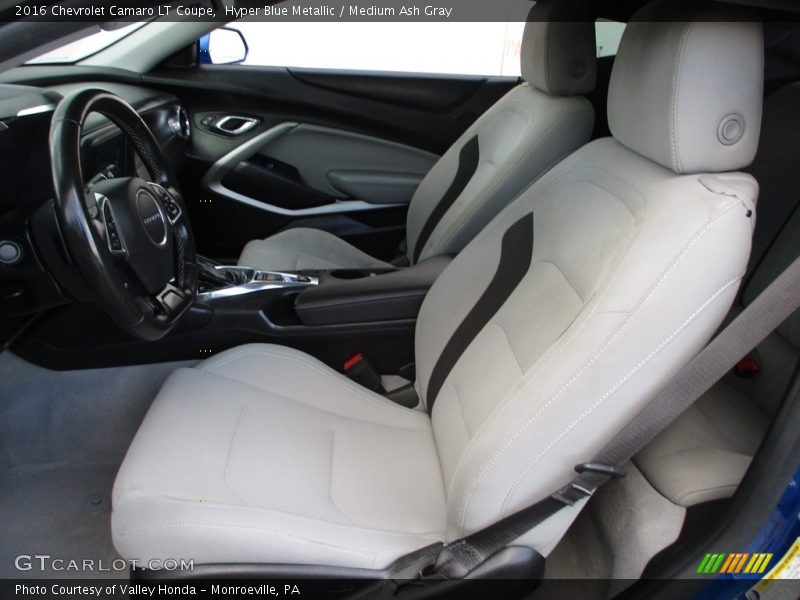Hyper Blue Metallic / Medium Ash Gray 2016 Chevrolet Camaro LT Coupe