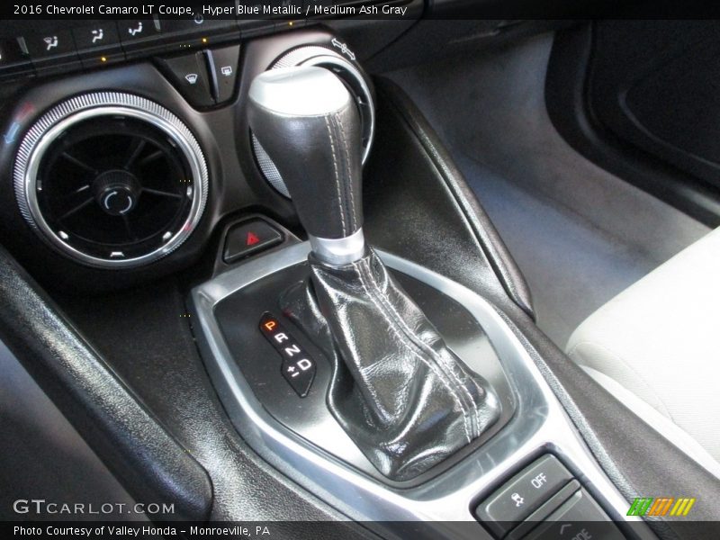 Hyper Blue Metallic / Medium Ash Gray 2016 Chevrolet Camaro LT Coupe
