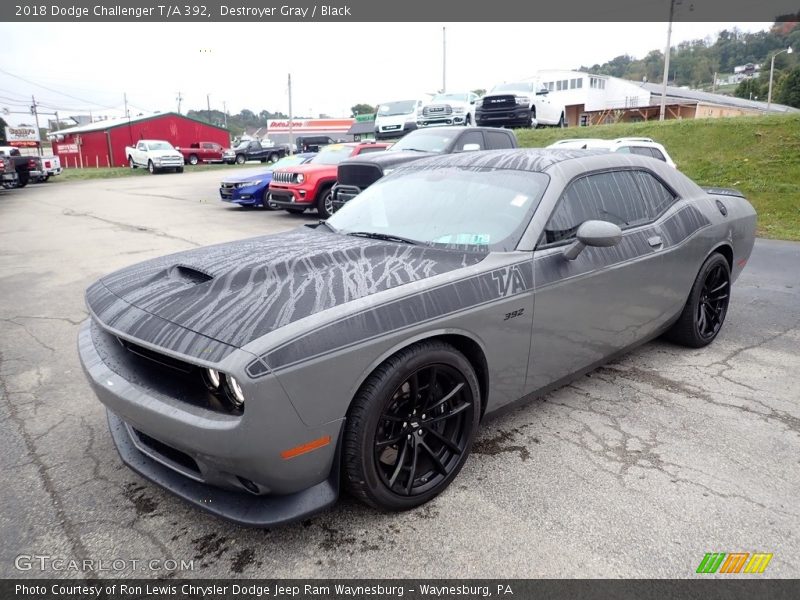 Destroyer Gray / Black 2018 Dodge Challenger T/A 392