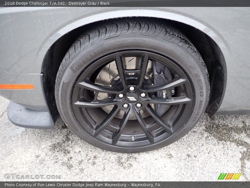 Destroyer Gray / Black 2018 Dodge Challenger T/A 392