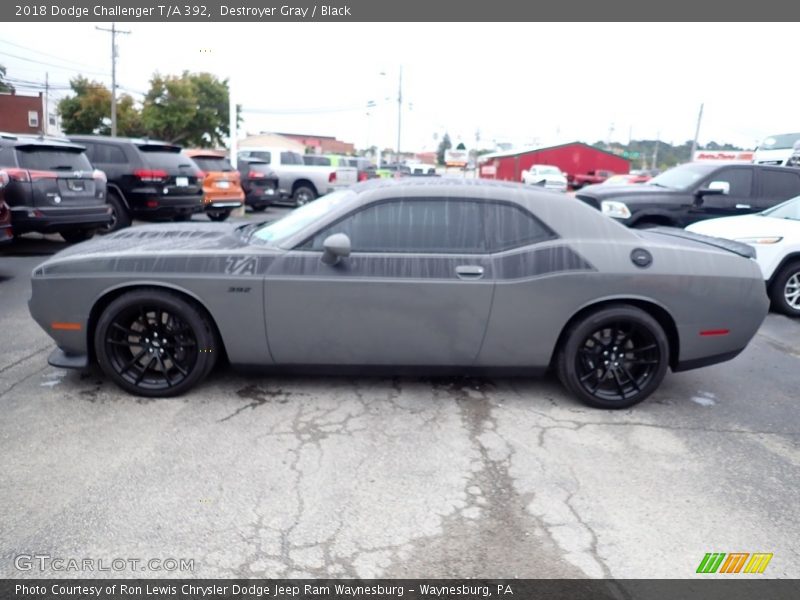 Destroyer Gray / Black 2018 Dodge Challenger T/A 392