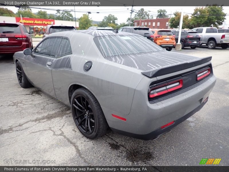 Destroyer Gray / Black 2018 Dodge Challenger T/A 392