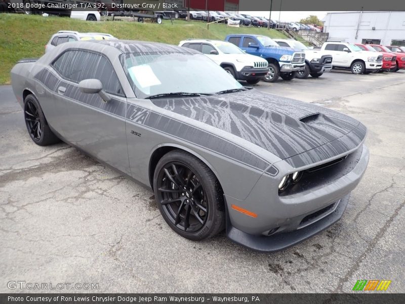 Destroyer Gray / Black 2018 Dodge Challenger T/A 392