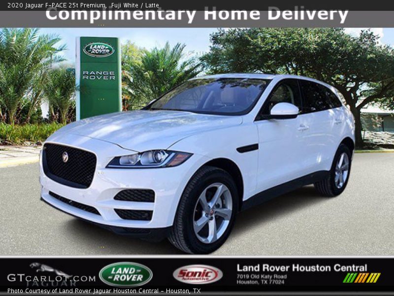 Fuji White / Latte 2020 Jaguar F-PACE 25t Premium