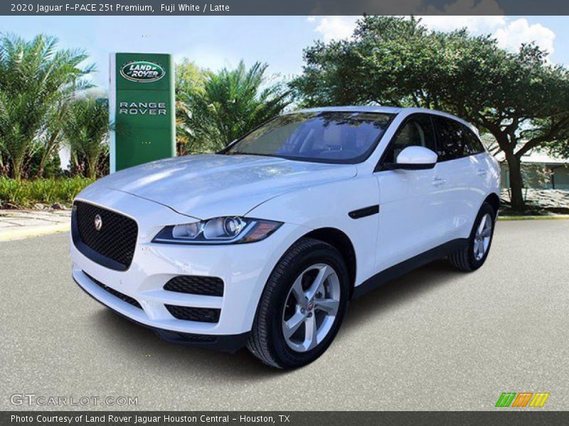 Fuji White / Latte 2020 Jaguar F-PACE 25t Premium