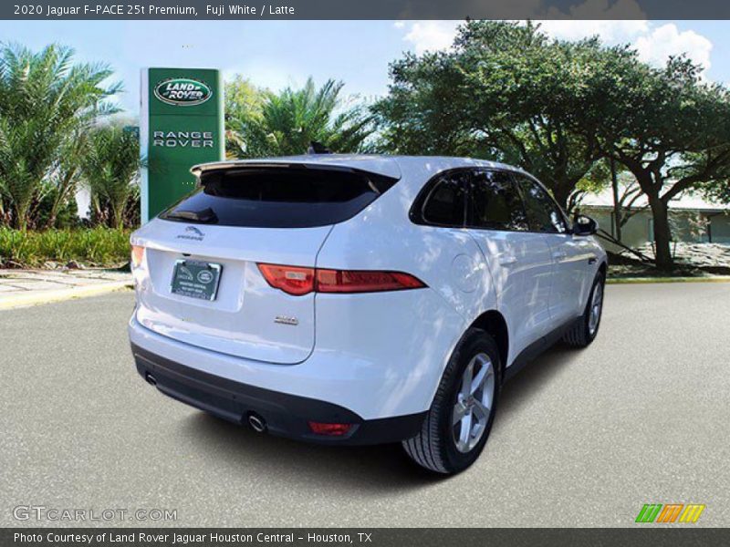 Fuji White / Latte 2020 Jaguar F-PACE 25t Premium