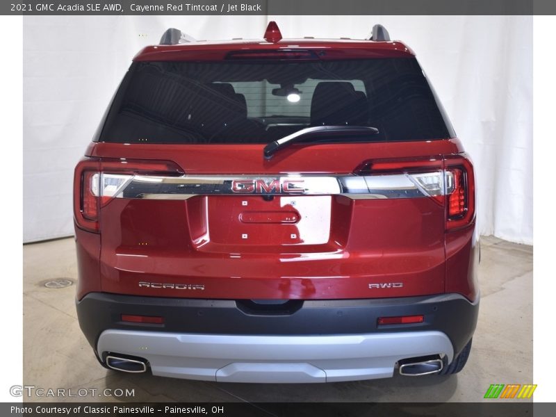 Cayenne Red Tintcoat / Jet Black 2021 GMC Acadia SLE AWD